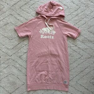 Roots Blush Hoodie Dress Medium Length